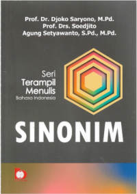 Image of Seri Terampil Menulis Bahasa Indonesia; Sinonim