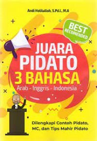 Image of Juara Pidato 3 Bahasa : Arab-Inggris-Indonesia